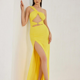 Lennox - einseitig schulterfreies Maxikleid