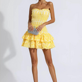 Anya - Minikleid mit Rüschen