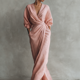 Julianna - minimalistisches Wickel-Maxikleid