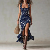 Mika - Boho-Retro-Maxikleid