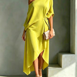 Camila - elegantes asymmetrisches Kleid