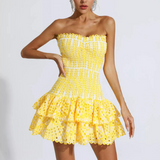 Anya - Minikleid mit Rüschen