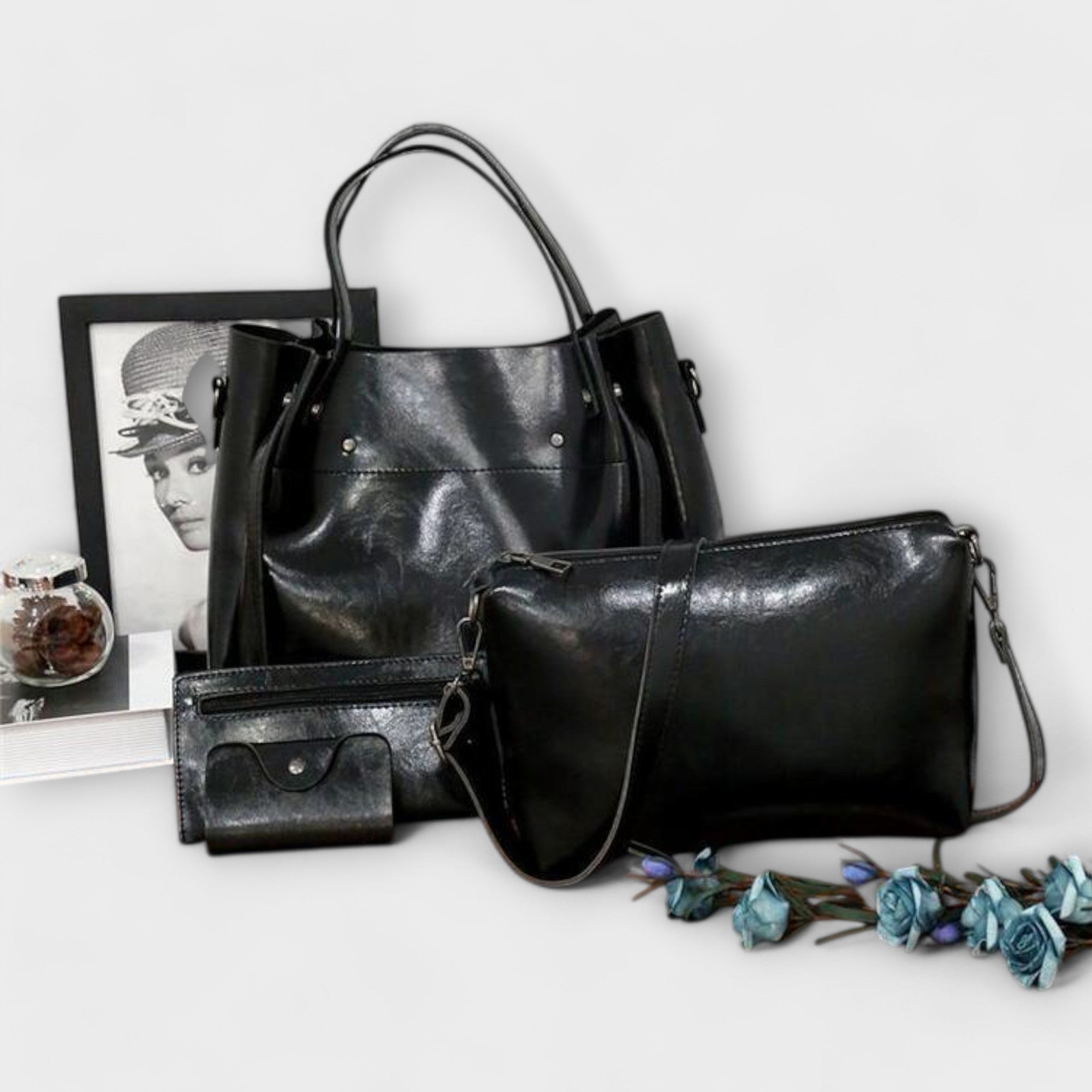Azura - 4-teiliges Vintage-Taschen-Set