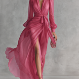 Daisy - elegantes langes Chiffonkleid