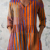 Elowen | Lange Bluse mit ausdrucksstarkem Muster