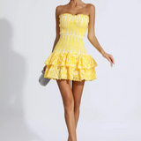 Anya - Minikleid mit Rüschen