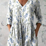 Brielle | Lange Bluse mit ausdrucksstarkem Muster