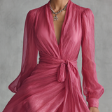 Daisy - elegantes langes Chiffonkleid