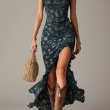 Mika - Boho-Retro-Maxikleid
