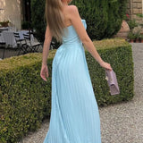 Cora - trägerloses Maxikleid