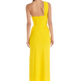 Lennox - einseitig schulterfreies Maxikleid