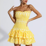 Anya - Minikleid mit Rüschen