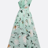 Sella - A-Linien Chiffon-Maxikleid, einseitig schulterfrei, mit Raffung