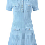 Ariella - geripptes Minikleid