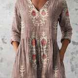 Blair | Lange Bluse mit ausdrucksstarkem Muster