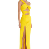 Lennox - einseitig schulterfreies Maxikleid