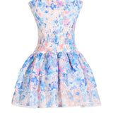Kaylee - Trägerloses Blumen Kleid