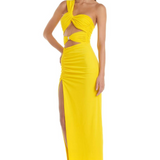Lennox - einseitig schulterfreies Maxikleid
