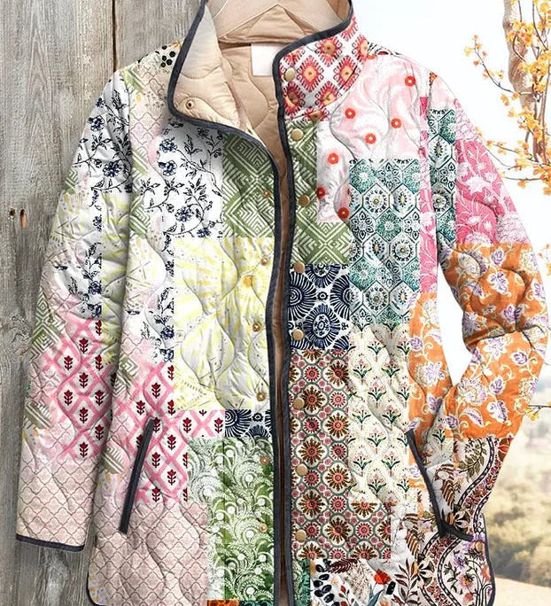 Minna™ | Steppjacke im Patchwork-Look