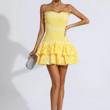 Anya - Minikleid mit Rüschen