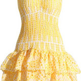 Anya - Minikleid mit Rüschen