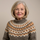 Ellinor™ | Rollkragenpullover im Norweger-Muster