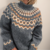 Ellinor™ | Rollkragenpullover im Norweger-Muster