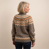Ellinor™ | Rollkragenpullover im Norweger-Muster