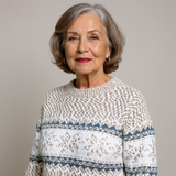 Brunhilde™ | Pullover mit Schneekristallen