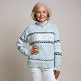 Brunhilde™ | Pullover mit Schneekristallen