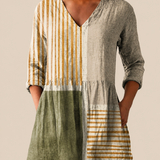 Maeve | Lange Bluse mit ausdrucksstarkem Muster