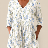 Brielle | Lange Bluse mit ausdrucksstarkem Muster
