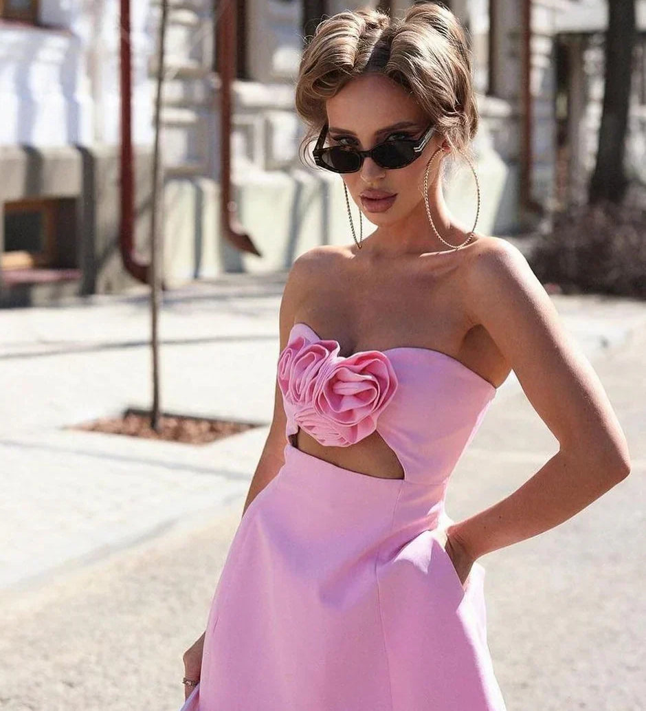 Heidi - Blumen-Minikleid