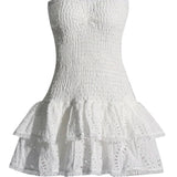 Victoria - trägerloses Minikleid