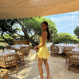 Priya - Minikleid mit goldenen Ringen