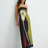 Harper - trägerloses Maxikleid