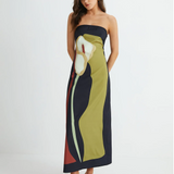 Harper - trägerloses Maxikleid