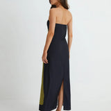 Harper - trägerloses Maxikleid