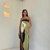 Harper - trägerloses Maxikleid