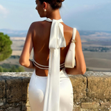 Ivy - Maxikleid mit Perlenbesatz