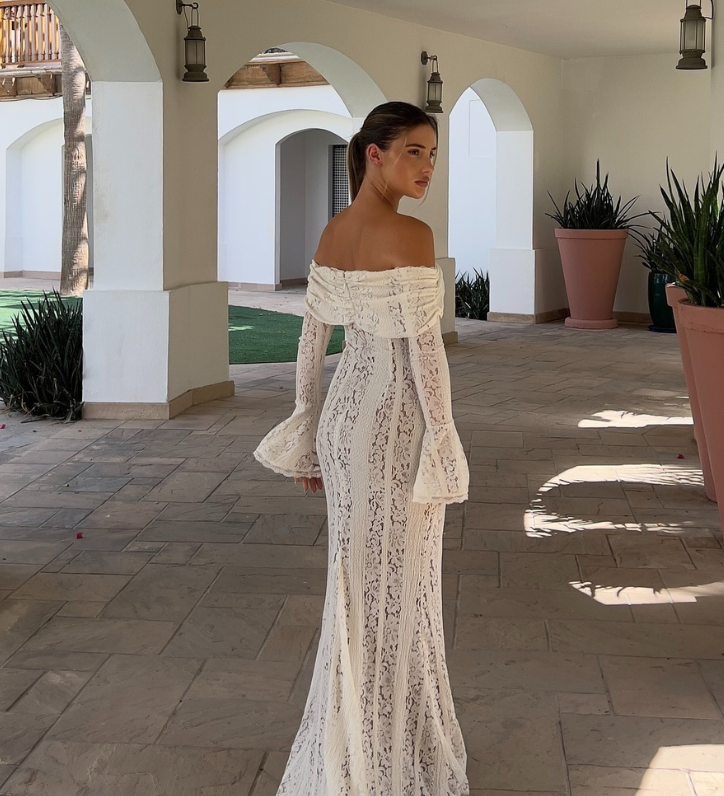 Rosie - Spitzen-Maxikleid