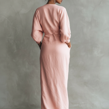 Julianna - minimalistisches Wickel-Maxikleid