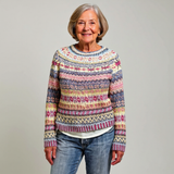Irmgard™ | Pullover im Norweger-Farbmix