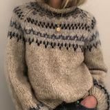 Helma™ | Pullover mit Norwegerpasse in Beige