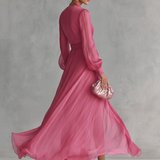 Daisy - elegantes langes Chiffonkleid