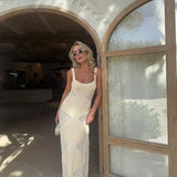 Clover - Strick-Maxikleid