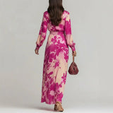 Leah - Wickel-Maxikleid mit Blumenmuster