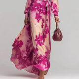 Leah - Wickel-Maxikleid mit Blumenmuster
