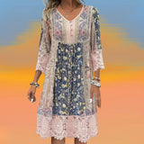NAYA | MIDI-KLEID FLUIDE BOHO LUXE