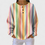 Maike™ | Pullover in Regenbogenstreifen